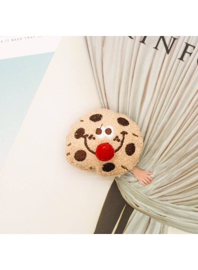Plush Biscuit Doll Children's Clothing Socks Shoes Hat Headwear Hairpin Accessories Accompanying Gift Accessories-Specifications:5-Colors:Brooch - Image 4