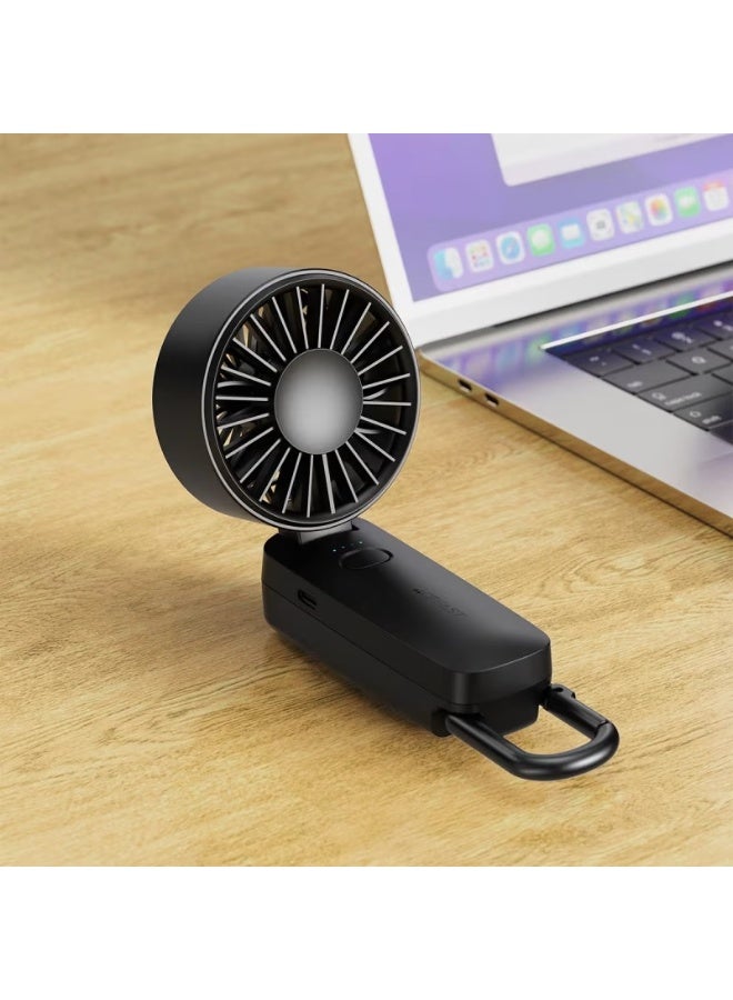 ACEFAST ACEFLOW YF2 Folding Portable Handheld Fan, 4 Speed, 5 Blades, 7H Runtime - Image 4