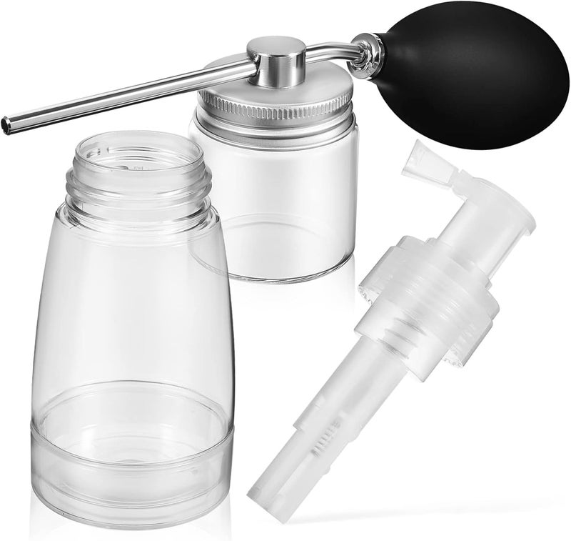 2pcs Travel Dry Shampoo Kit Powder Spray Bottle Set Hair Powder Applicator Bottle Hair Spray for Storage - Image 1