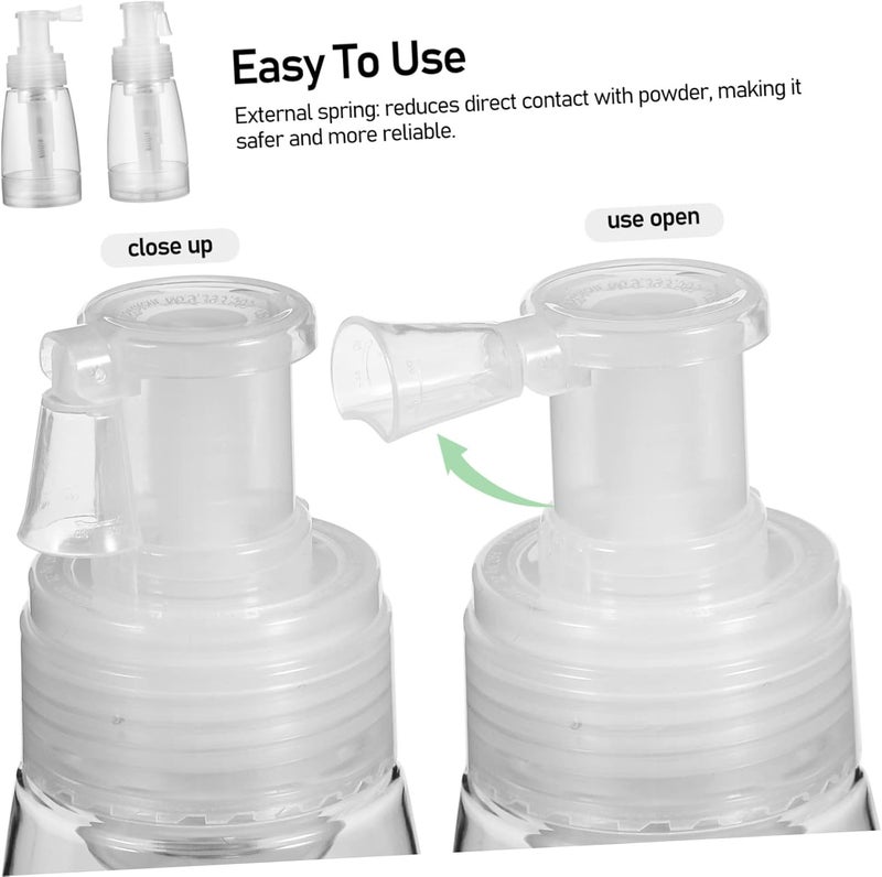 2pcs Travel Dry Shampoo Kit Powder Spray Bottle Set Hair Powder Applicator Bottle Hair Spray for Storage - Image 5