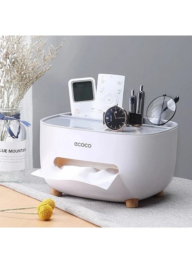 ecoco Multifunctional Tissue Box Cover & Tools Holder  - Image 1