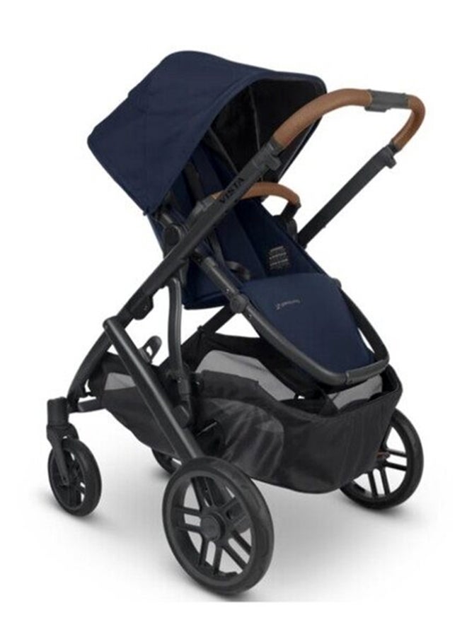 UPPAbaby Rumbleseat V2 Multi - Position Stroller Seat, Noa Navy With Carbon Frame And Saddle Leather – Multi - Recline, Upf 50+ Canopy, 5 - Point Harness  - Image 2