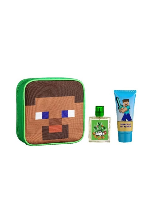 MINECRAFT BAG {EDT50ML+SG 100ML}