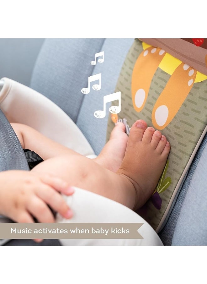 Taf Toys Taf Toys Play & Kick Infant Car Seat Toy for Babies, Newborn Rear-Facing Activity Center with Music, Light, Mirror & Rattling Toys, Promotes Motor Skills Development, 0-18 Months Travel Baby Toy  - Image 3