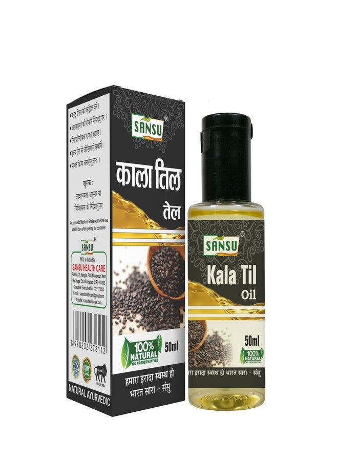 Sansu kala Till Oil 50ml. (Pack of 3) - Image 1