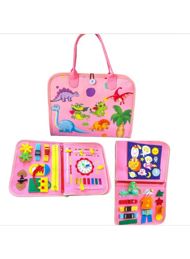 The Quit Book Interactive – The perfect gift that combines fun and learning! 🎒 In the Montessori style 💡 (play and learn together) / Suitable for children aged 1-6 years. Stylish case design, perfect for travel and outings, easy to carry anywhere.