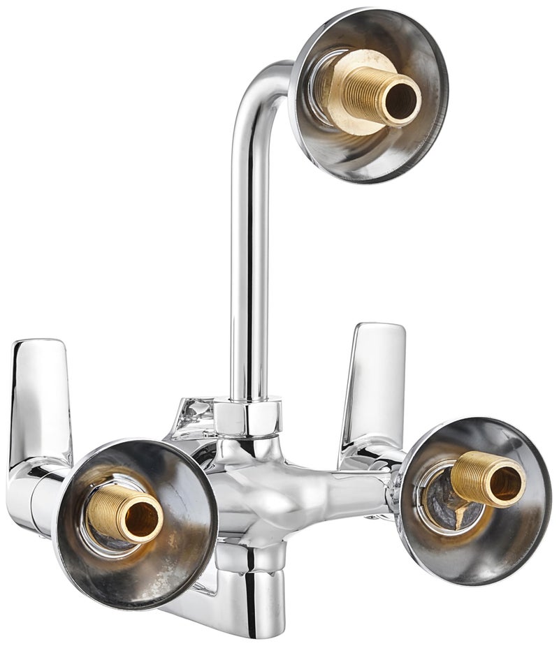 Johnson Bathrooms Johnson Arctic Wall Mixer 2 in 1 with Bend Pipe Kit | Bathroom Tap, Mixer Tap, Wall Mixer, Kitchen Faucet| Provision for Hot & Cold Water | 10 Years Warranty - Image 2