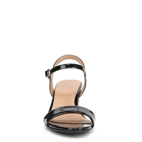 Naturalizer Womens Bristol Ankle Strap Block Heel Dress Sandal Black Patent 6.5 M - Image 2