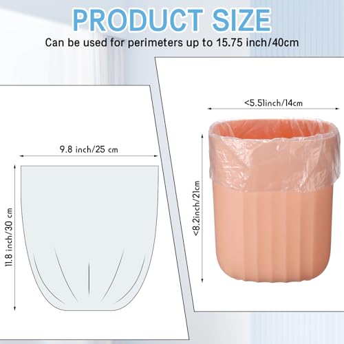 Epakh 240 Counts Mini Trash Bags 05 Gallon Tiny Garbage Bags Small Pet Bags Strong Trash Bags Trash Can Liners for Car Kitchen Office Desktop Mini Trash Can Wastebasket Bin 16 RollsWhite - Image 5