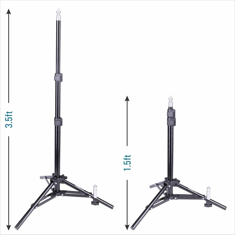 Powerpak WT-802 3.5ft Photo Video Studio Lighting Photography Stand for Portable Foldable Umbrella Flash Light Slider Lamp Holder with Carry Bag Payload 2.5 Kg.… - Image 2