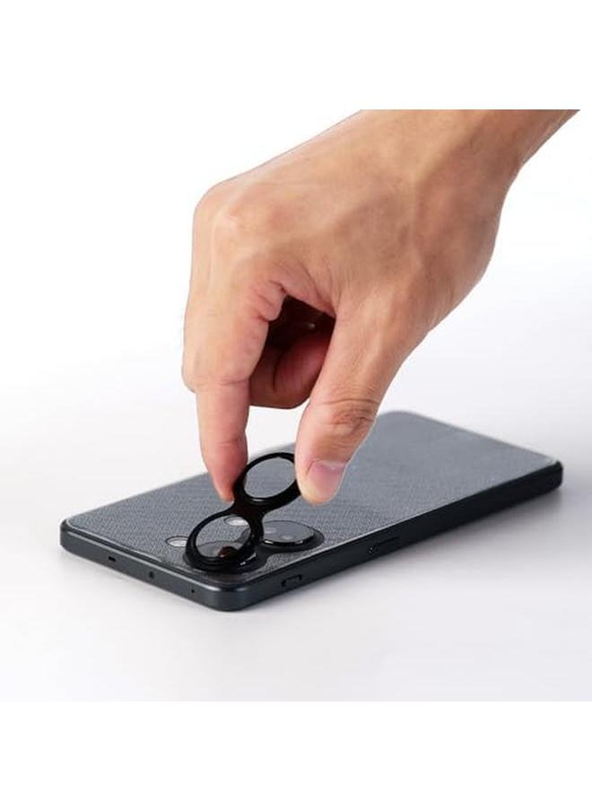 Screen Protector For Oneplus Nord 3 5G(6.74 Inches),With 2Pcs Tempered Glass,1Pc Camera Lens Protector,1Pc Backing Carbon Fiber Film Fingerprint Reader,Easy To Install