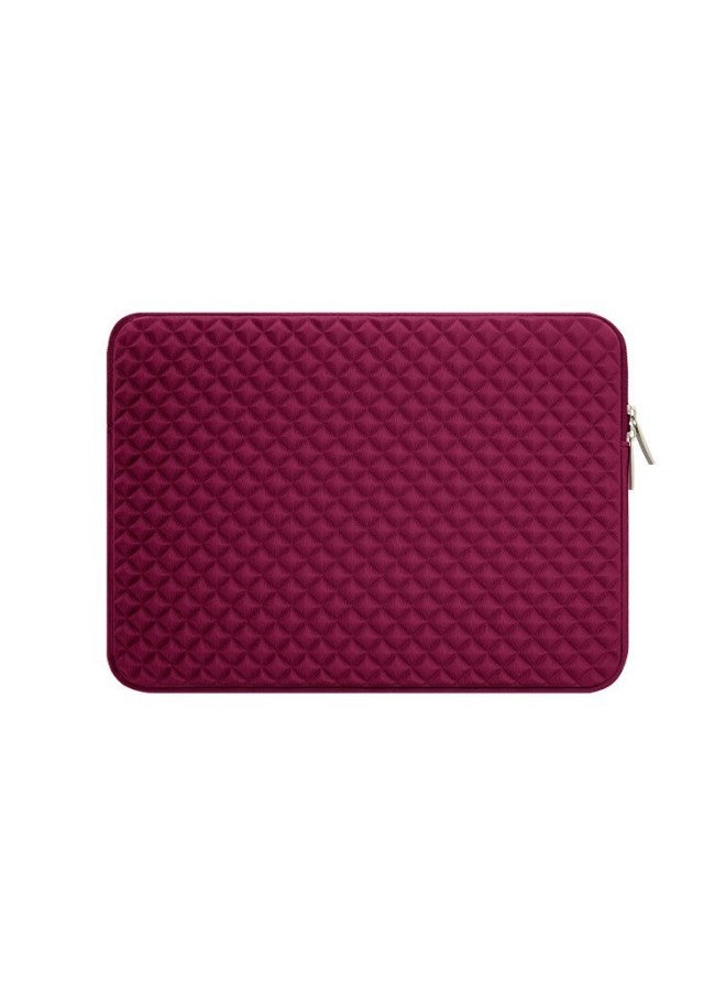 Spot Diamond Embossed Laptop Bag Anti-fall Diving Material Flat Liner Bag Suitable For 11-16 Inch