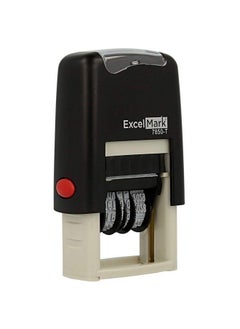 ExcelMark Celmark Selfinking Rubber Date Stamp Compact Size (Black Ink)  - Image 3