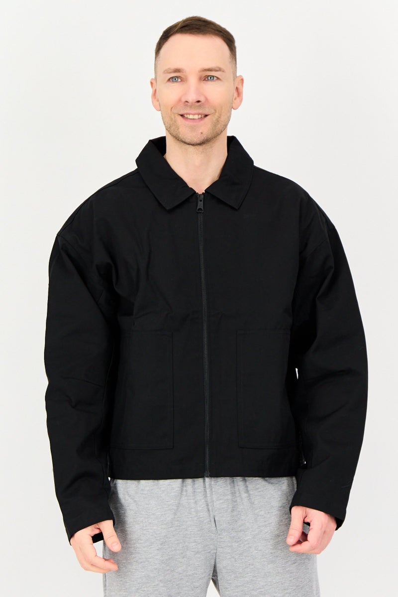 Air Jordan X J Balvin Men Sportswear Fit Long Sleeve Outdoor Jacket, Black - Image 1