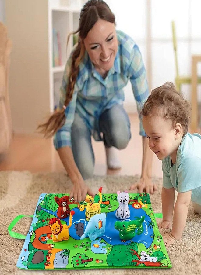 BeFunky Toddler Floor Play Mat - Baby Care Multifunctional Animal Play Mat | Creative Kids Mats Floor Playroom Toddler Activity Mat for Kids Over 6 Months - Image 2