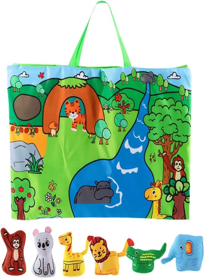 BeFunky Toddler Floor Play Mat - Baby Care Multifunctional Animal Play Mat | Creative Kids Mats Floor Playroom Toddler Activity Mat for Kids Over 6 Months - Image 1