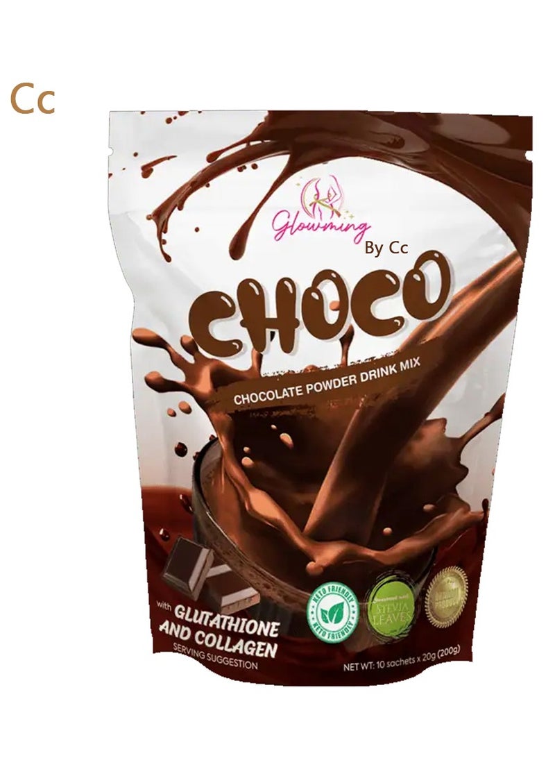 Cc Glowming Choco Chocolate Powder Drink Mix - Image 1