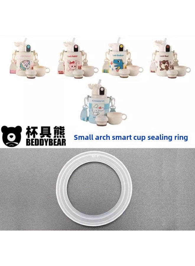 Bear Upgrade Children's Cup Original Genuine Goods Accessories Learn Drinking Water Bottle Silicone Suction Nozzle Straw Classic Old Style-Color:Small Arch Sealing Ring  - Image 1