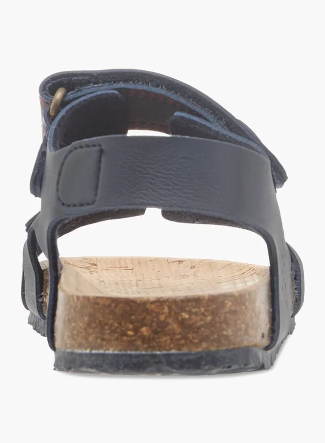 Pablosky Boys' Solid Sandals with Hook and Loop Closure
