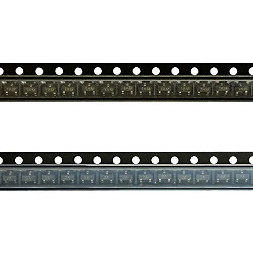 Todiys New 50Pairs for 50Pcs MMBT3904 LMBT3904LT1G 1AM + 50Pcs MMBT3906 LMBT3906LT1G 2A SOT-23 SMD NPN Transistor 2N3904 + 2N3906 - Image 2