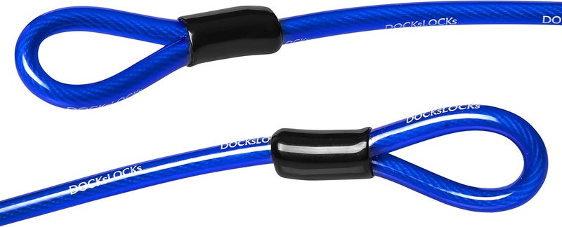 DocksLocks Anti-Theft Weatherproof Straight Security Cable with Reinforced Looped Ends - 10ft - Image 2