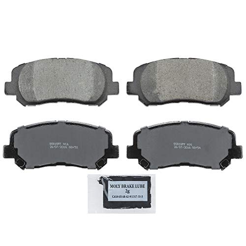 Wagner QS ZD1640B Disc Brake Pad Set, Chamfered Edges for Smooth, Quiet Stops, Fits 2015–2017 Chrysler 200, 2016–2019 Jeep Cherokee - Image 1