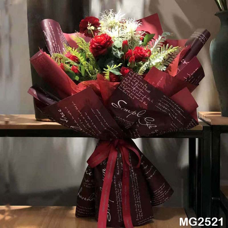 Zarwani Waterproof Plain Golden Border Gift Wrapping Paper Sheet | Especially for Gifts | Korean Style Bouquet Wrap Sheets, Birthday Gift Arts & Crafts. Mix Randome colour(Pack of 10) - Image 3