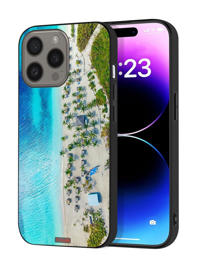 Tolwak Apple iPhone 15 Pro Max Protective Case Cover Beach - Image 1