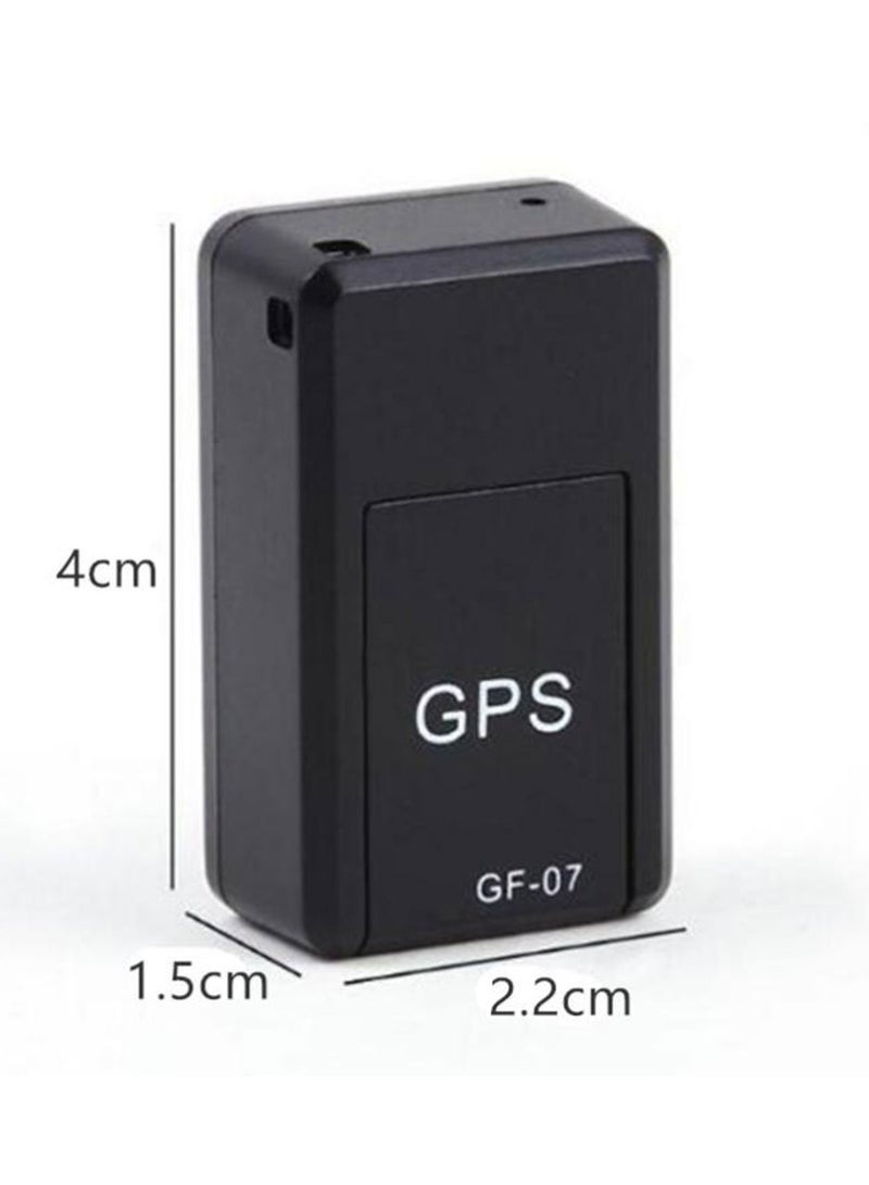 كيلا جهاز GF-07 Mini GPS صغير الحجم لتتبع المواقع وتحديد المواقع والاستماع عن بُعد والتحكم الصوتي وتسجيل المكالمات وجهاز مكافحة الضياع باللون الأسود - Image 5
