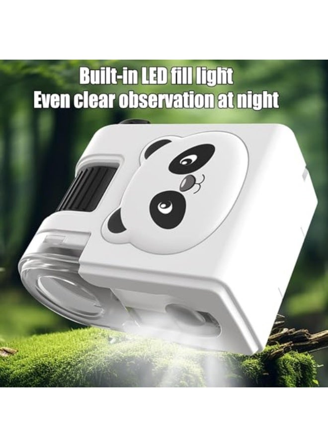 مجموعة ميكروسكوب للأطفال من كاستويف، ميكروسكوب يدوي صغير للأطفال، ألعاب تعليمية للعلوم مع إضاءة LED، للملاحظة الميكروبية والدراسة في المختبر للطلاب والكبار، مجموعة تعليمية - Image 3