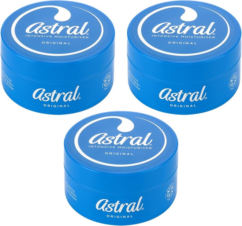 Astral Intensive Moisturiser Cream - Three Pack - Image 1