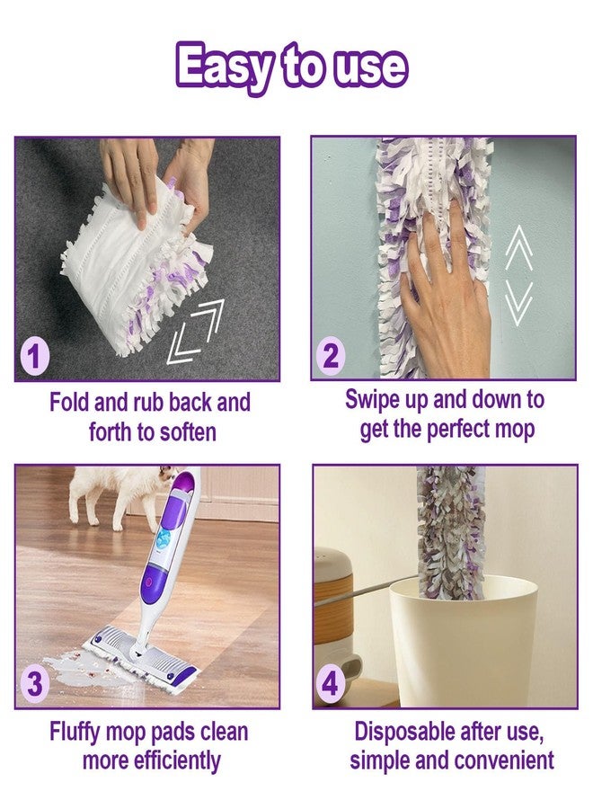 Bpbdzz 30 Pack Power Mop Refills Compatible with PowerMop Multi-Surface Floor Mop and PowerMop Wood Mop, Replacement Power Mop Pads - Image 4