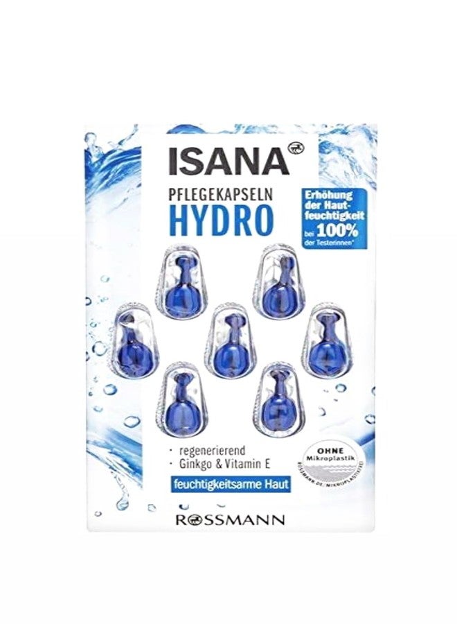 Isana Hydro Care Skin Moisturizing Capsules For Dehydrated Skin - 5 Packs - Image 1