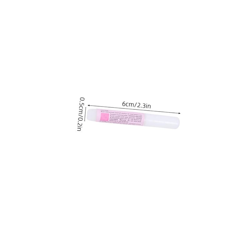 Fake Nail Glue 25Pcs 2G Strong Manicure Adhesive Gel for Press on Nails Salon Manicure Kit - Image 2