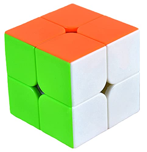TANCH QIYI Speed Cube 2X2X2 No Stickers Magic Cube Puzzle Toy for Kids & Adults (Colorful)… - Image 2