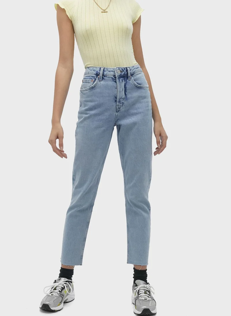 URBAN OUTFITTERS High Waist Straight Leg Jeans