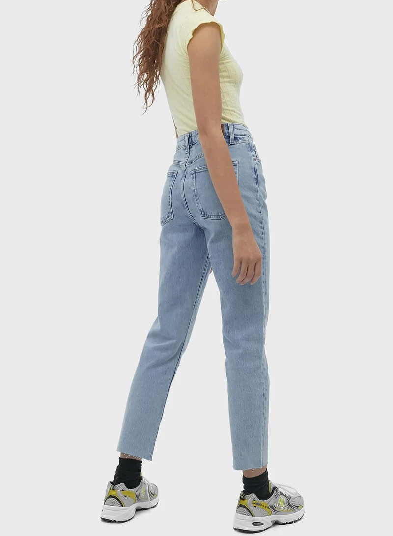 URBAN OUTFITTERS High Waist Straight Leg Jeans