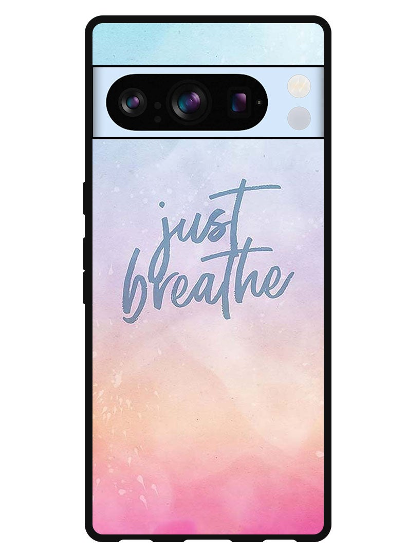 Theodor Protective Case Anti Scratch Shock Proof Bumper Cover For Google Pixel 8 Pro Just Breathe - Image 1