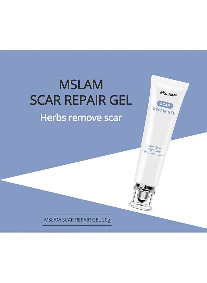 MSLAM - Scar removal cream, scar removal cream suitable for new and old scars on cuts, stretch marks, face and body burn recovery cream (20g) - Image 1