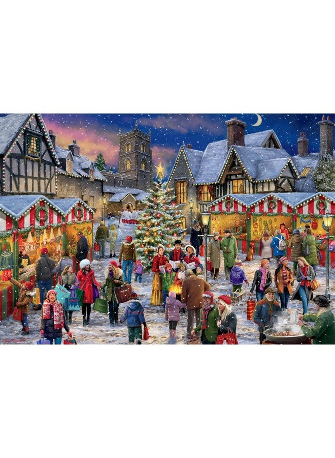 بافلو جايمز ألعاب الجاموس - علي كورتي - مهرجان القرية الشتوية - أحجية الصور المقطوعة المكونة من 2000 قطعة للبالغين، أحجية مليئة بالتحديات، مثالية لأمسيات اللعب - حجم الأحجية النهائي 38.50 × 26.50 - Image 1