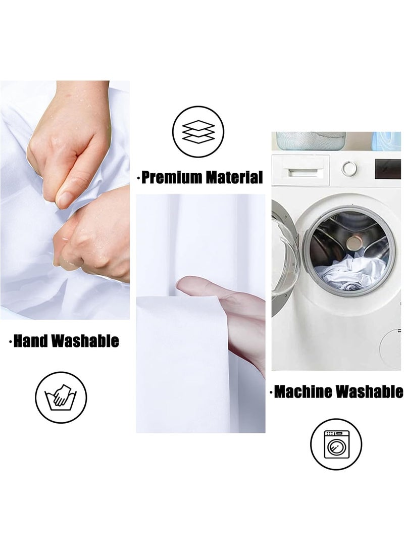 Arabest White 10 x 20 Ft Large Screen Backdrop for Photography, Pure White Non-Reflective Fabric Wrinkle Free Photo Background for Zoom Meeting, Game Live Steaming and Photo Studio Shooting Props - Image 4
