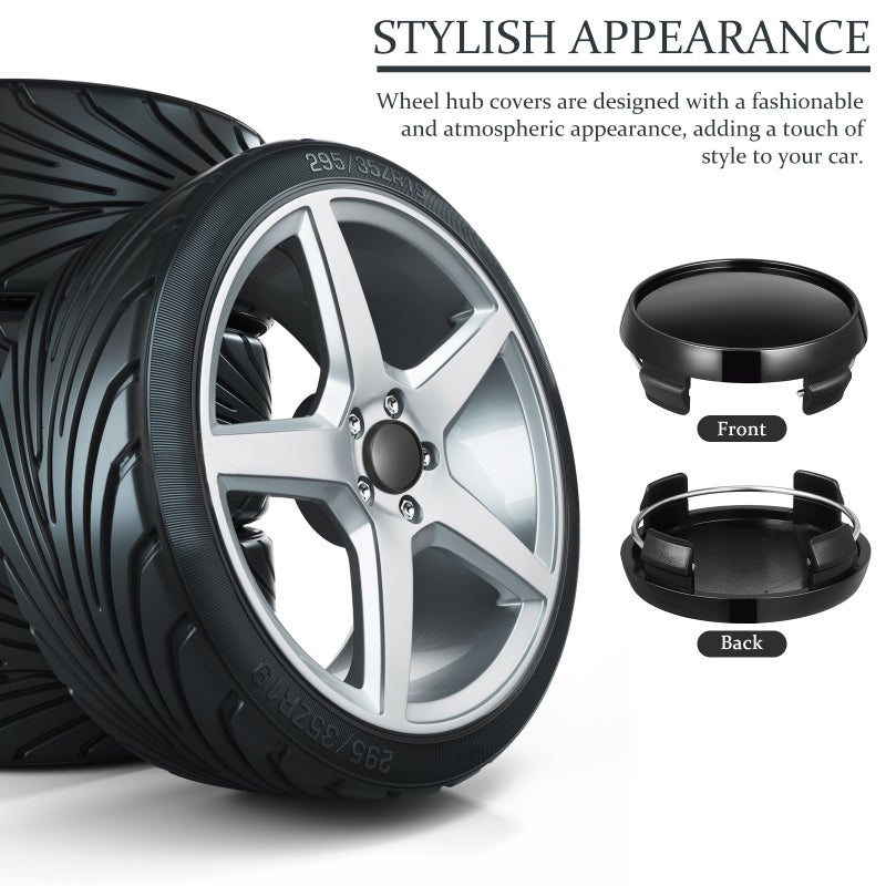 4 Pcs Wheel Center Caps For Rims Car Wheel Hub Caps Rim Center Caps Wheel Center Caps For Car Modification - Image 2