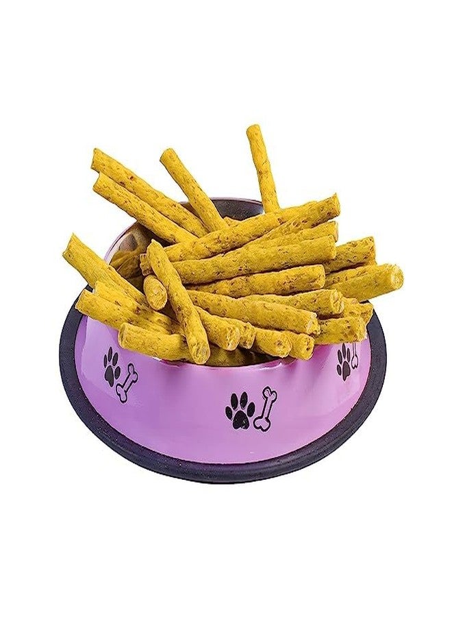 ADB Creations Dog Food Munchy Chew Stick for Dogs (3 KG) -1.5 Kg Chicken & 1.5 Kg Mutton Flavor Mix, Rawhide Treat Munchy, Long Lasting Dental Snack for All Breed Dogs -(Pack of 1),All Life Stages - Image 2