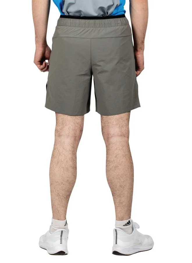 ZAECY Men's Training Shorts with Built-in Inner Shorts