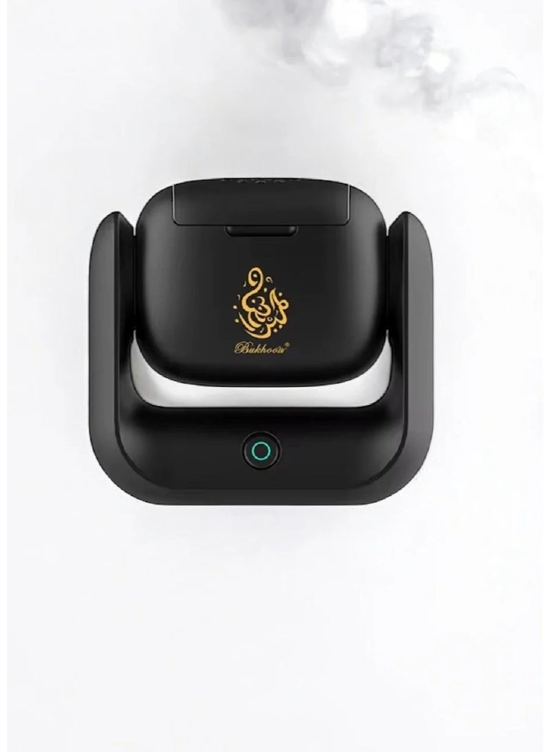 UBEdge Modern Rotatable Electric Incense Burner – Rechargeable USB Bakhoor Burner, 360° Aroma Diffuser for Home, Car & Office - Image 1