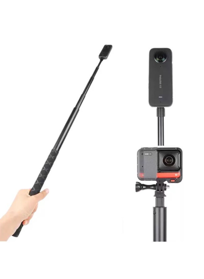 3 M Selfie Stick Panoramic Motion Telescopic Extension Rod For 360X3 Camera Gopro Extension Rod-Color:Handle - Image 5