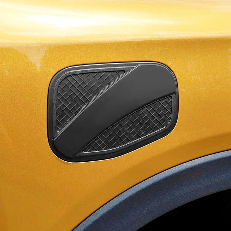 JHCHAN Fuel Tank Cap for Ford Ranger 2023-2026, for ford ranger T9 Wildtrak Platinum XL XLT Oil Filler Cover Petrol Gas Tank Protection Cover, Ranger Accessories Matte Black - Image 3