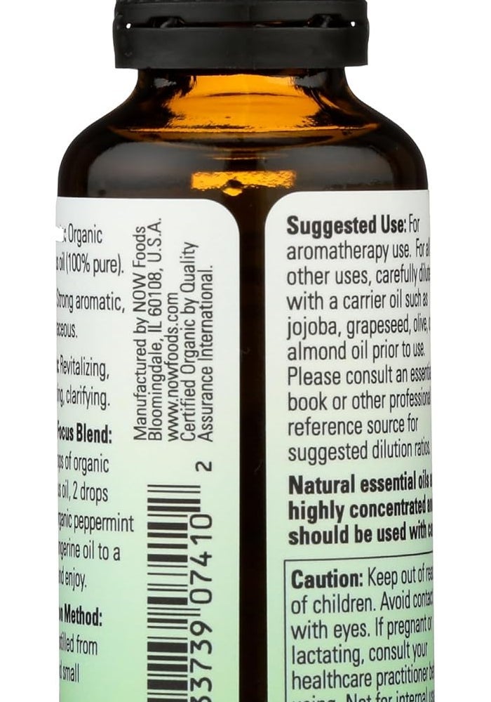 NOW Solutions Organic Eucalyptus Oil - 1 Oz - Image 2