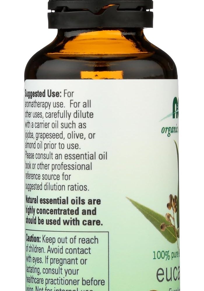 NOW Solutions Organic Eucalyptus Oil - 1 Oz - Image 5