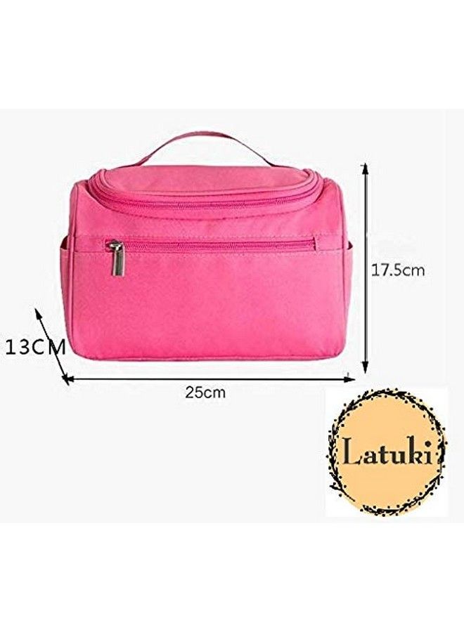 Latuki Zipper 5 Cms Cosmetic Pouch (M_Latuki Makeup Bag Multicolor_Multi) - Image 5